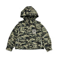 SAINT VANITY Camo Patch Hooded Windbreaker Jacket